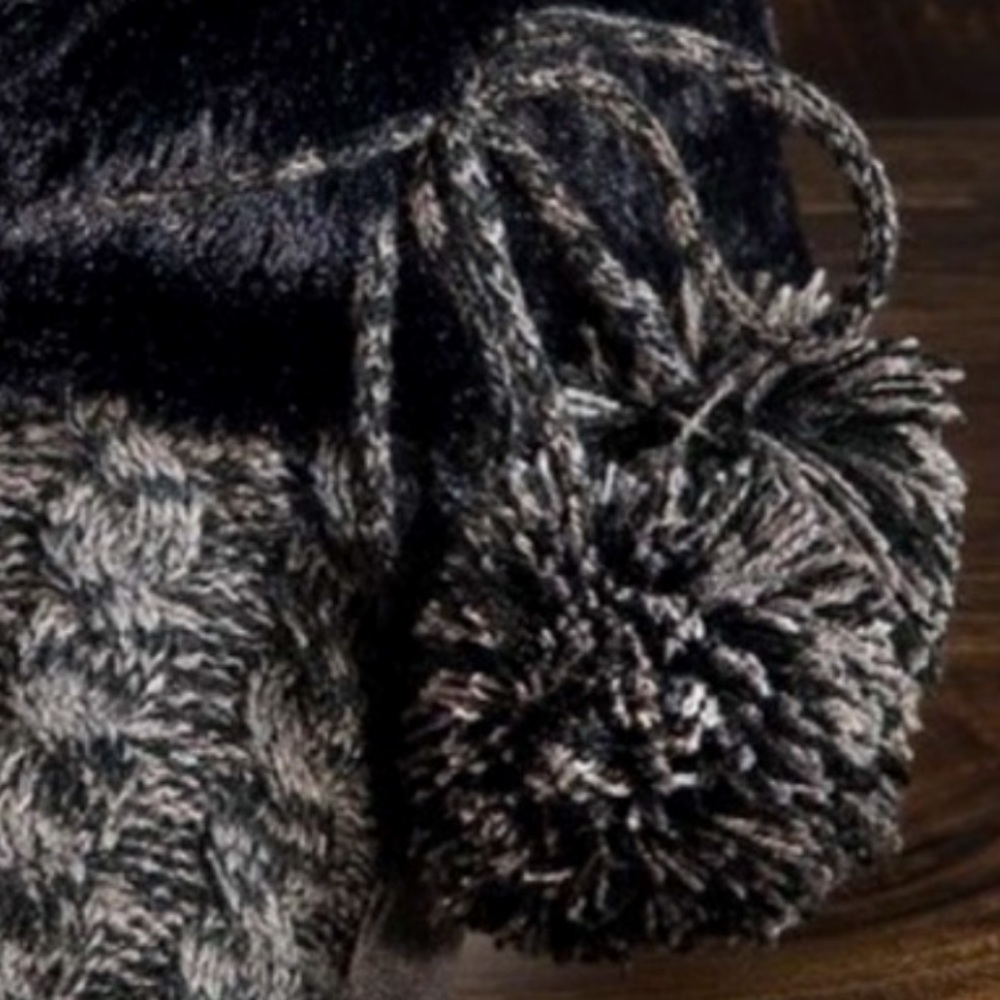 #249 Cozy Winter Ready Knitted Sherpa Lined Slippers - Picture 7 of 17